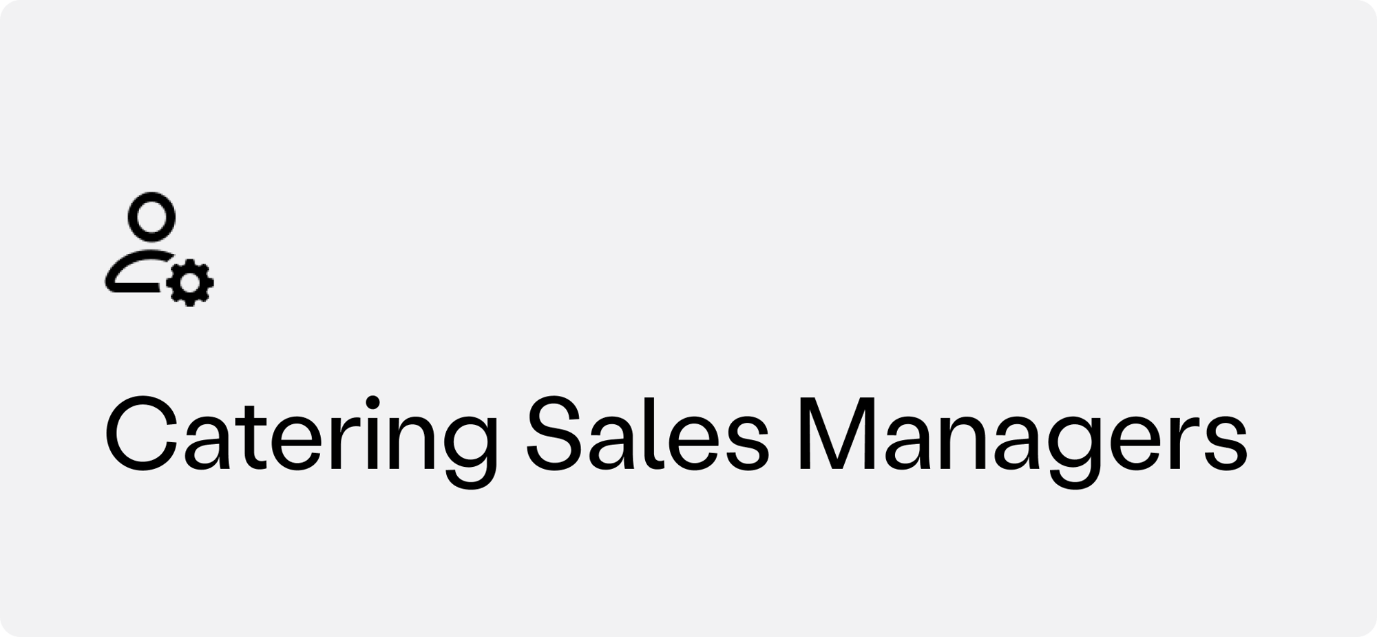 Catering Sales Managers Catering Sales Managers