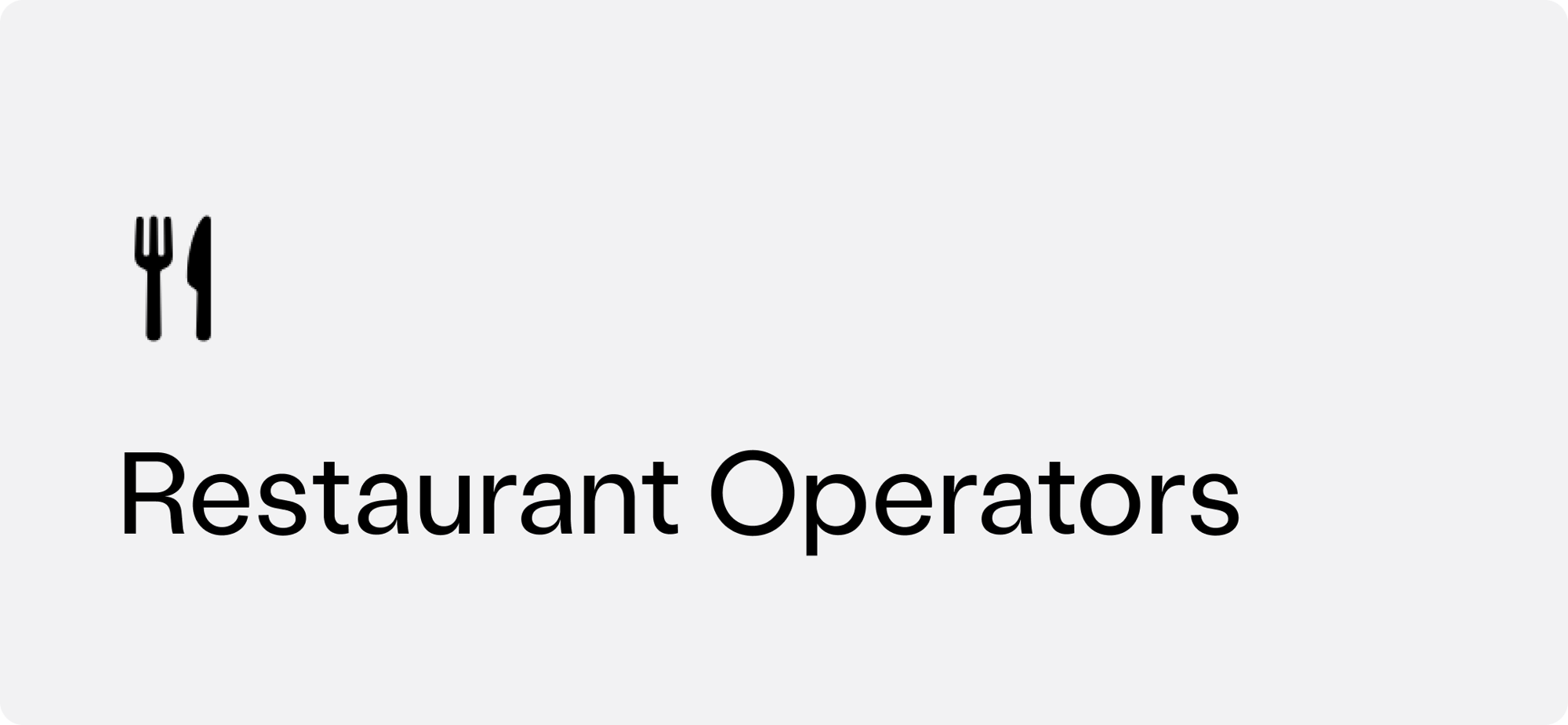 Restaurant Operators
